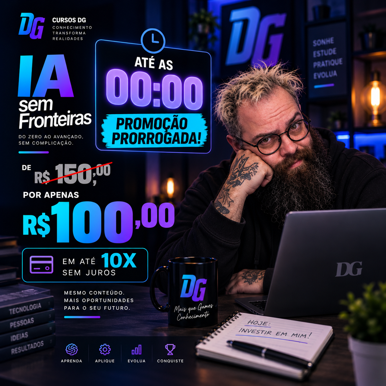 Extendido ate as 00:00
